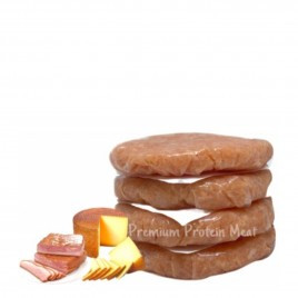 Hamburguesas de Pollo Sabor Bacon Queso 6 x 100gr