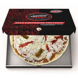 Premium Protein Pizza de Pollo Hindú 480 gr aprox