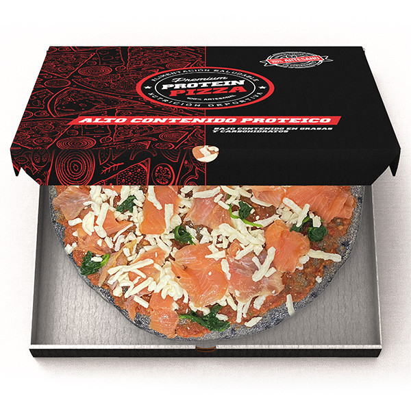 Premium Protein Pizza de Salmón 480 gr aprox